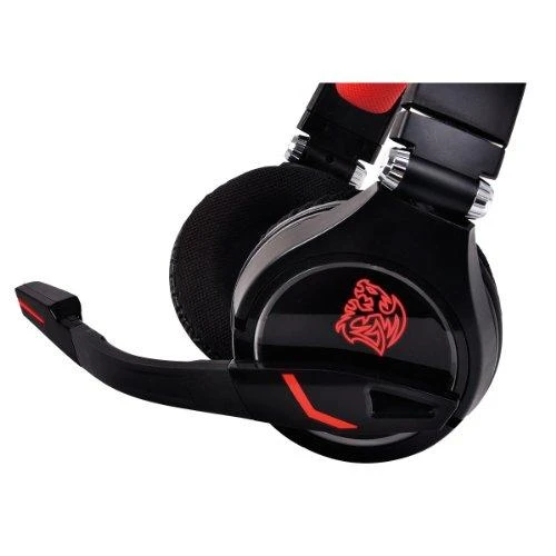 Ausinės su mikrofonu Thermaltake eSports Cronos Juodas Neodymium HT-CRO008ECBL (juodos spalvos
