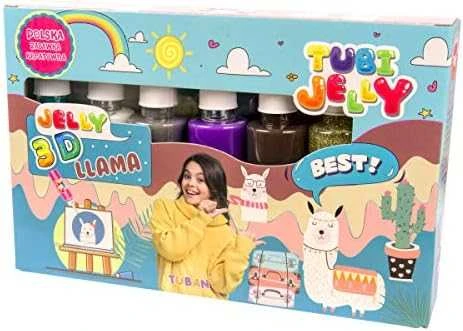 Tuban 6 spalvų Tubi Jelly rinkinys - Lama