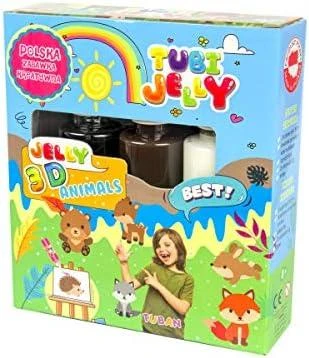Tuban 3 spalvų Tubi Jelly rinkinys - Gyvūnai ( TU3320 )