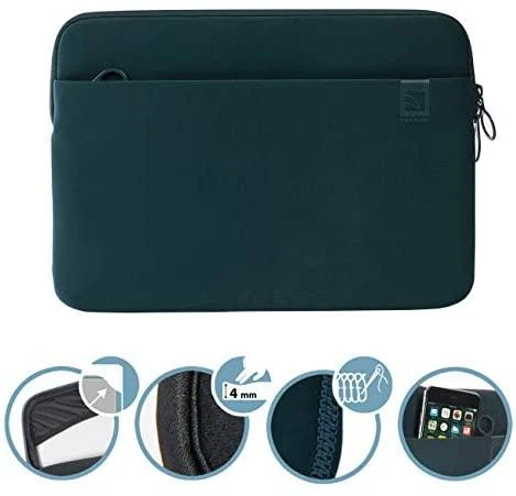 Tucano Top protective sleeve for 12/13" laptop, petrol mėlynas