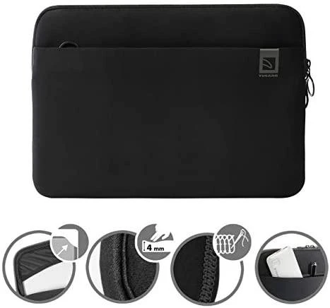 „Tucano Top Second“ dėklas, skirtas „Macbook Pro 13“ (M2/M1/2022–2016) ir „Macbook Air 13“ (M3/M2/2024–2018) kompiuteriams, juodas