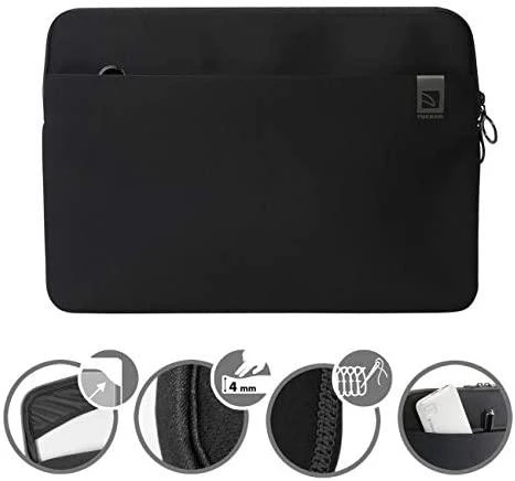 „Tucano Top Second Skin“ „Macbook Air 15“ (M3/M2/2024-2023) „Pro 15“ nešiojamasis kompiuteris, 14–13 colių, juodas