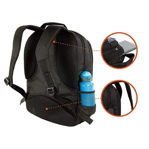 Tucano Lato Tinka iki 17 ", Juodas, Shoulder strap, Backpack
