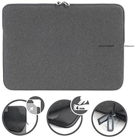 Tucano Melange Second Skin – Sleeve for MacBook Pro 16 / MacBook Pro 15 Retina / MacBook Pro 15 / Ultrabook 15 / Notebook 15.6 Juodas