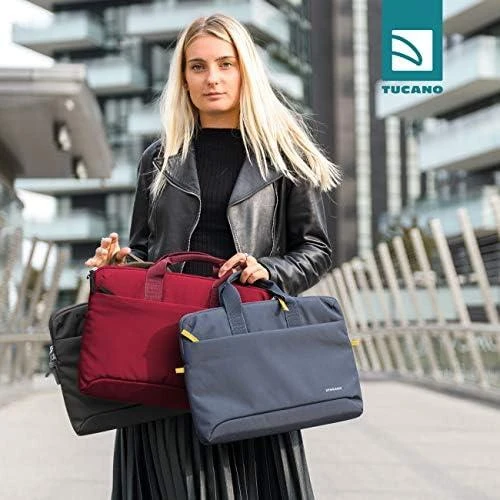 Tucano Smilza Super Slim Bag do macbook Pro 16" notebook 15.6” juoda