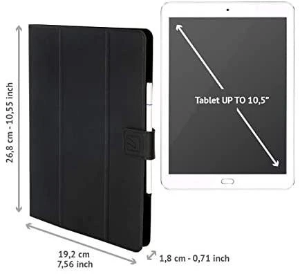 TUCANO TAB-FAP10-BK – Folio – bet kokio prekės ženklo – 25,4 cm (10 colių)