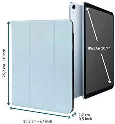 Tucano Up Plus do iPad Air 11" M2 2024 / M3 2025 / M4 2026 / iPad Air 10.9" (2022/2020) mėlyna