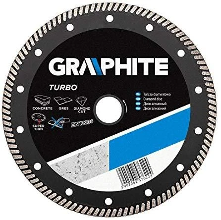 Tarcza Grafito Deimantinė geležtė turbina 230x22,2mm