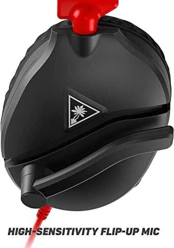 Žaidimų ausinės Turtle Beach Recon 70, skirta Nintendo Switch, Juoda-raudona
