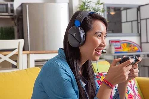 Žaidimų ausinės Turtle Beach Recon 70, skirta PS4, Juoda-mėlyna