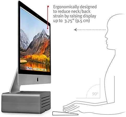 Twelve South Dvylika „South HiRise Pro“, skirta „iMac“ arba „Ekranas-iMac“ / „Apple Ekranas“.