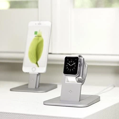 Dėklas „Twelve South HiRise“, skirta „Apple Watch“ – „Sidabrinis“