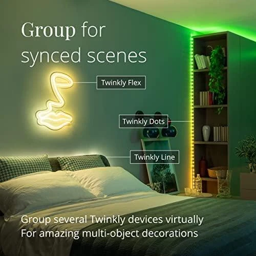 Twinkly Line 90 LED išmanioji juosta, 1.5 m, RGB LED