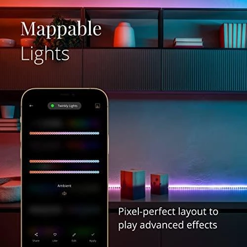 Twinkly Line 90 LED išmanioji juosta, 1.5 m, RGB LED