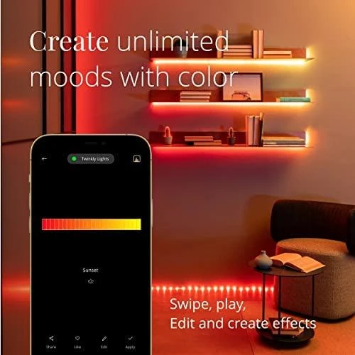 Twinkly Line 90 LED išmanioji juosta, 1.5 m, RGB LED