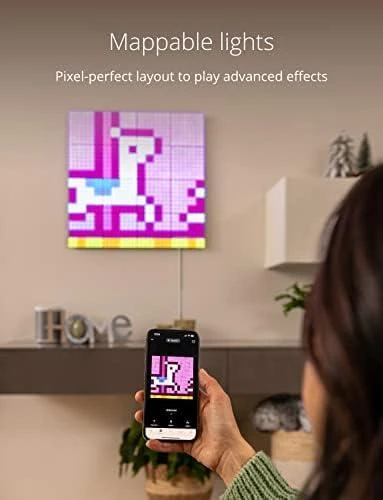 „Twinkly Squares“ išmaniųjų LED panelių išplėtimo paketas (3 panelės) RGB – 16 mln. spalvų