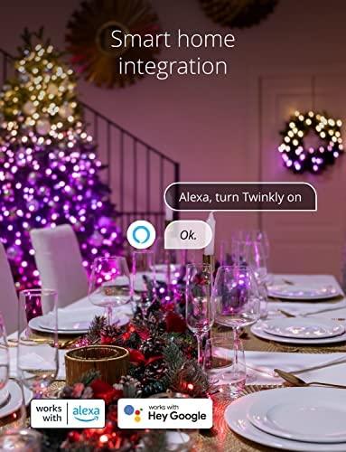 Kalėdinė išmanioji lempučių girlianda Twinkly Strings 100 LED, RGB, daugiaspalvės
