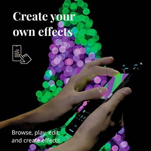 Kalėdinė išmanioji lempučių girlianda Twinkly Strings 250 LED RGB, daugiaspalvės