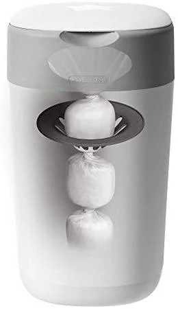 TOMMEE TIPPEE sangenic konteineris sauskelnėms Twist and Click Tub, su 4 kasetėm, 85102002