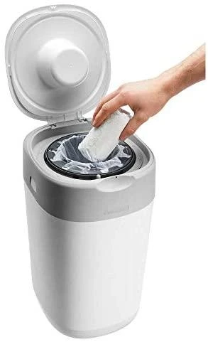 TOMMEE TIPPEE sangenic konteineris sauskelnėms Twist and Click Tub, su 4 kasetėm, 85102002