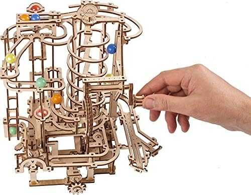 Dėlionė Puzzle 3D Tor Kulkowy Wyciągniki Spiralny Ugears