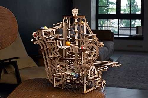 Dėlionė Puzzle 3D Tor Kulkowy Wyciągniki Spiralny Ugears
