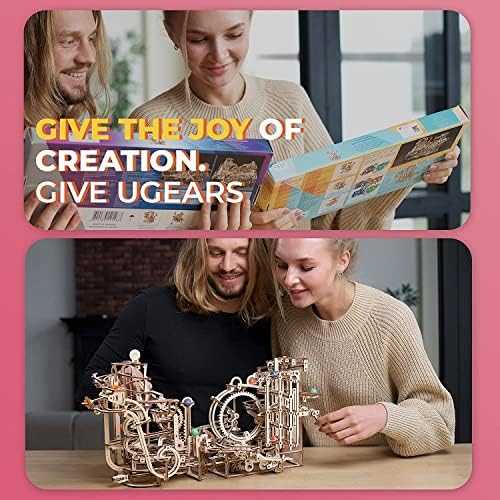 Dėlionė Puzzle 3D Tor Kulkowy Wyciągniki Spiralny Ugears