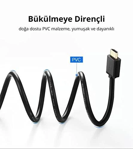 Ugreen kabelis HDMI kabelis 4K 30 Hz 3D 18 10 m juodos spalvos (HD104 10110)