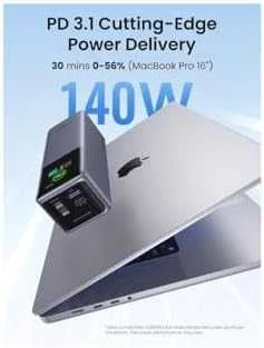 UGREEN išorinis akumuliatorius (Powerbank) 25000mAh 200W 2xUSB-C; USB PB722