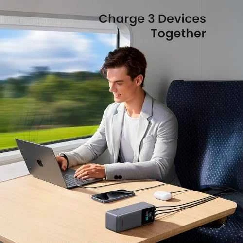 UGREEN išorinis akumuliatorius (Powerbank) 25000mAh 200W 2xUSB-C; USB PB722