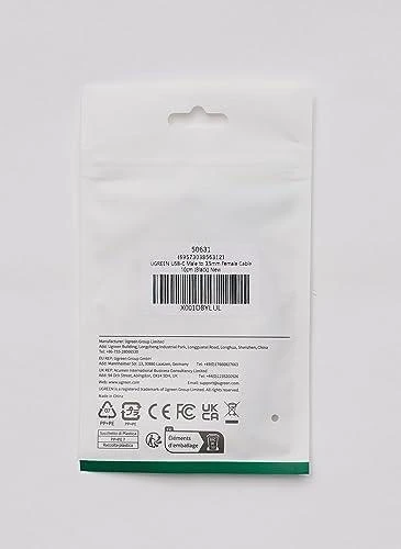 UGREEN AV161 USB-C audio adapteris į 3.5mm jack - Juodas