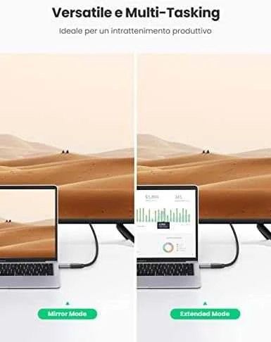 UGREEN US320 USB-C HDMI adapteris - Pilkas