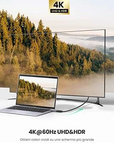 UGREEN US320 USB-C HDMI adapteris - Pilkas