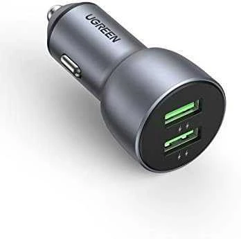 Automobilinis įkroviklis Ugreen CD213,  2 x USB-A, 36W