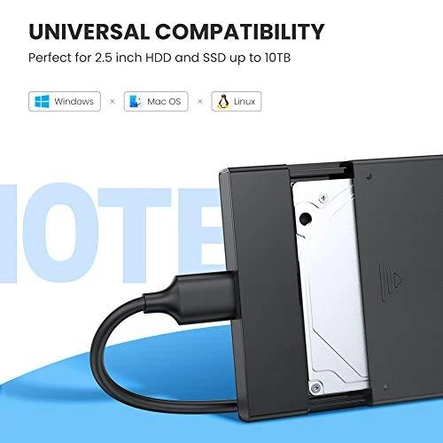 UGREEN US221 SATA išorinio disko dėklas HDD 2.5 "
