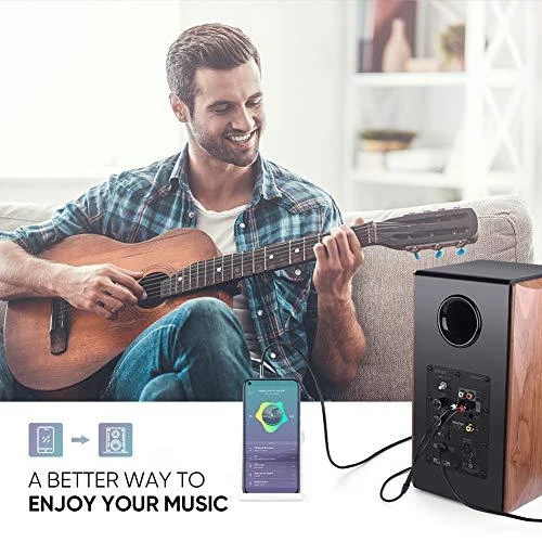 UGREEN AV116 kabelis AUX 3.5mm - 2RCA Cinch 3m - Juodas
