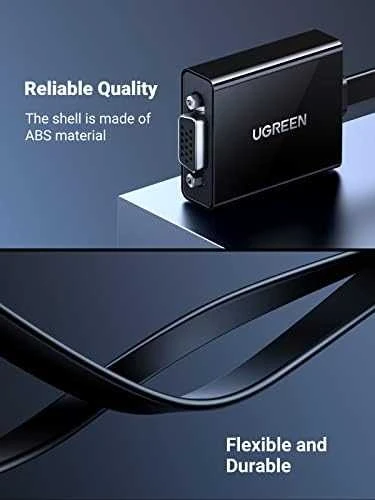 AV Ugreen HDMI adapteris – S-Video – RCA (Chinch) juodas (40248)