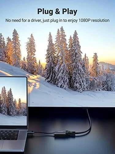 AV Ugreen HDMI adapteris – S-Video – RCA (Chinch) juodas (40248)