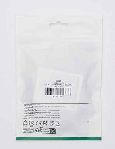 UGREEN AV170 kabelis 2x RCA Cinch kištukai - 3.5mm kištukas 2m