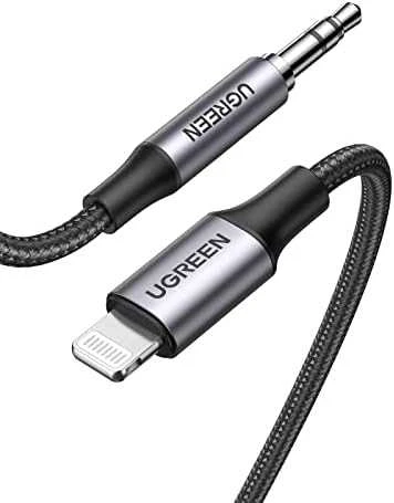 UGREEN US315 Lightning į 3.5 mm garso adapteris, 2m