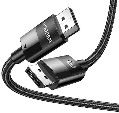Kabelis Ugreen DP114 DisplayPort 1.4 to DisplayPort 1.4 2.0m juodas