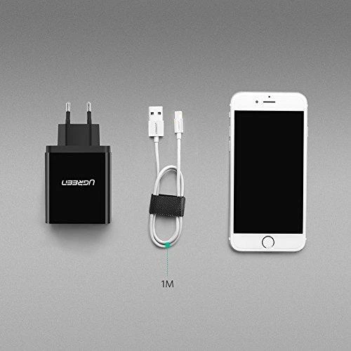 UGREEN nikeliuotas USB - Lightning laidas MFi 1m