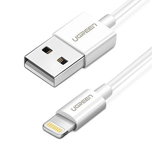 UGREEN nikeliuotas USB - Lightning laidas MFi 1m