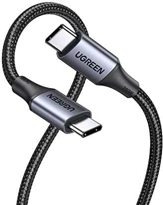 Laidas USB-C į USB-C UGREEN 15311, 1m (pilkas)