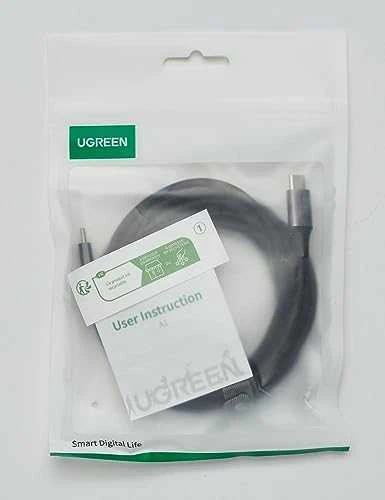 HP USB-C-USB-C UGREEN USB4 kabelis, 240W, 2m (fekete)