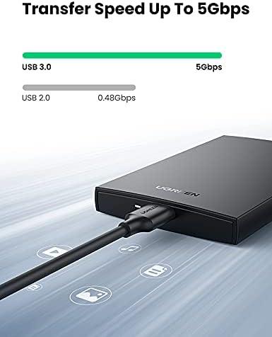 UGREEN SATA išorinio disko dėklas 2.5 "SSD / HDD
