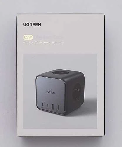 Pakrovėjas UGREEN CD268, 65 W, 1.8 m/ kubas EU  (juodas)