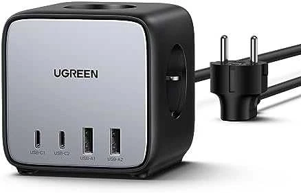 Pakrovėjas UGREEN CD268, 65 W, 1.8 m/ kubas EU  (juodas)