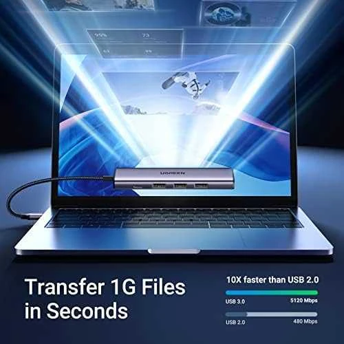 USB 5-in-1 šakotuvas UGREEN CM473