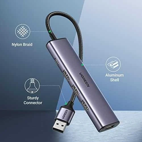 USB 5-in-1 šakotuvas UGREEN CM473